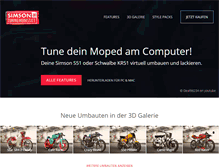 Tablet Screenshot of moped-tuningwerkstatt.de